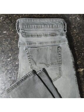 Diesel D-Bazer Jeans Pants Tapered Fit Stretch Punk Hype Designer Faded 33x30